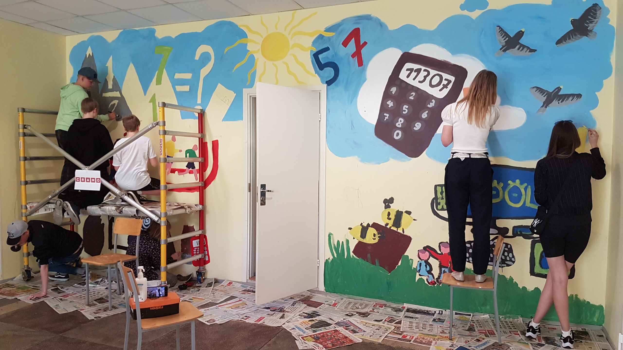 Loova tuleviku kooli murali projekt “Elavad seinad”